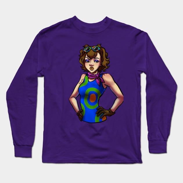 Human Gracie Grace Long Sleeve T-Shirt by Nocturnal Virus